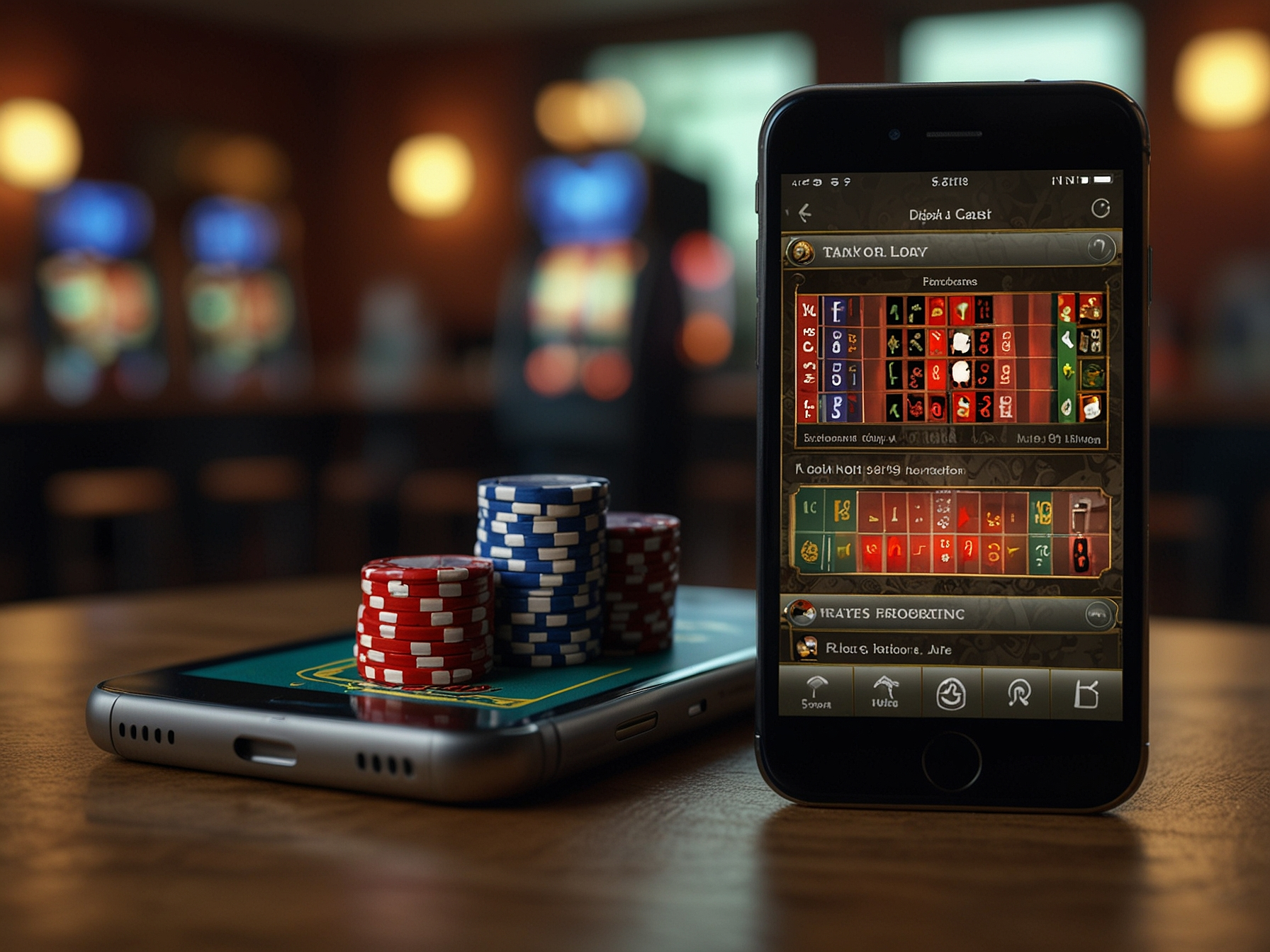 Mobile web interface on smartphone